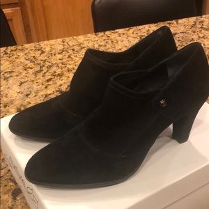 Black Suede Nurture Pancha Ankle Boots